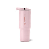 HydroJug front view showing Pink Sand finish and 40 oz capacity for reliable hydration