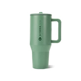 HydroJug front view of sage Traveler showing sleek body and capacity benefit
