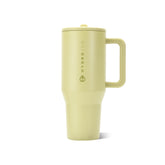 HydroJug Traveler front view showing olive finish and sleek profile for stylish hydration
