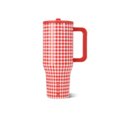 HydroJug vista frontal con asa, depósito grande y diseño ergonómico