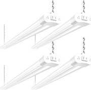 hykolity frontal de la luminaria 4FT muestra salida brillante