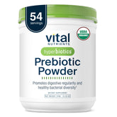 Hyperbiotics Vital Nutrients front packaging showing organic prebiotic fiber benefits