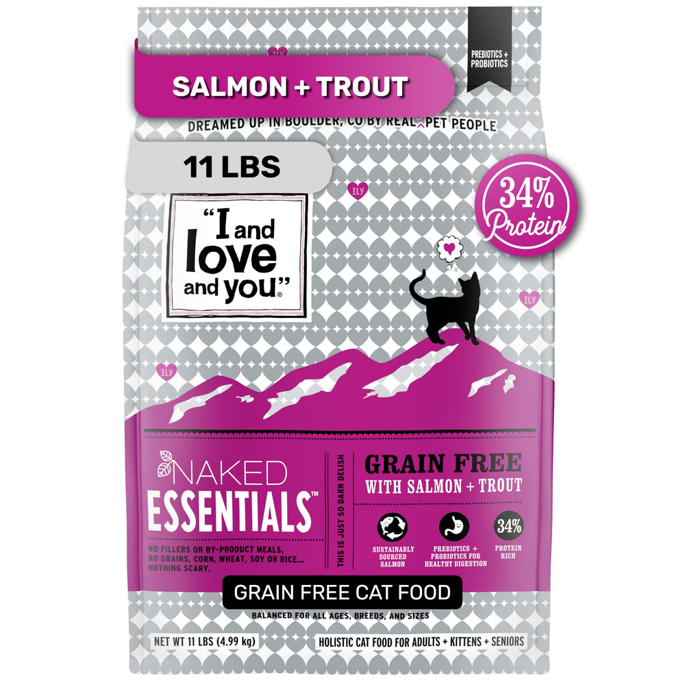 I AND LOVE AND YOU front packaging showing product benefits and grain-free label