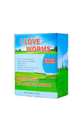 I LOVE WORMS vista cercana de las larvas secas, beneficio: textura crujiente y alta proteína