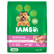IAMS front of bag showing product and benefits