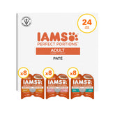 IAMS product front packaging showing variety pack and benefits