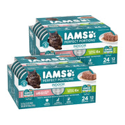 IAMS front packaging showing twin 12-count pack and clear labeling benefits