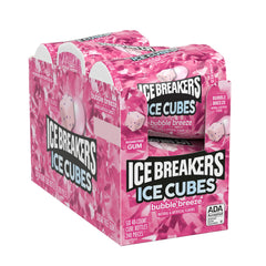 Ice Breakers bottle top closeup with resealable lid demonstrating easy one-hand opening