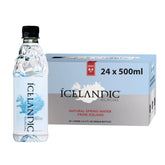 Icelandic Glacial front packaging showing clean label and size benefit