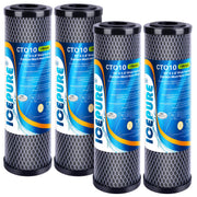 ICEPURE front view of four-pack showing packaging and value offer