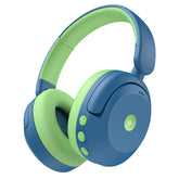 iClever BTH20 front view showing headphones and clear brand design for travel convenience