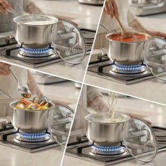 Idymere tapa de vidrio con ventilación para control de cocción