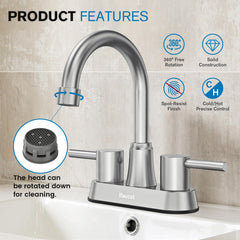 Ifaucet desagüe pop-up de cobre incluido, cierre seguro y elegante