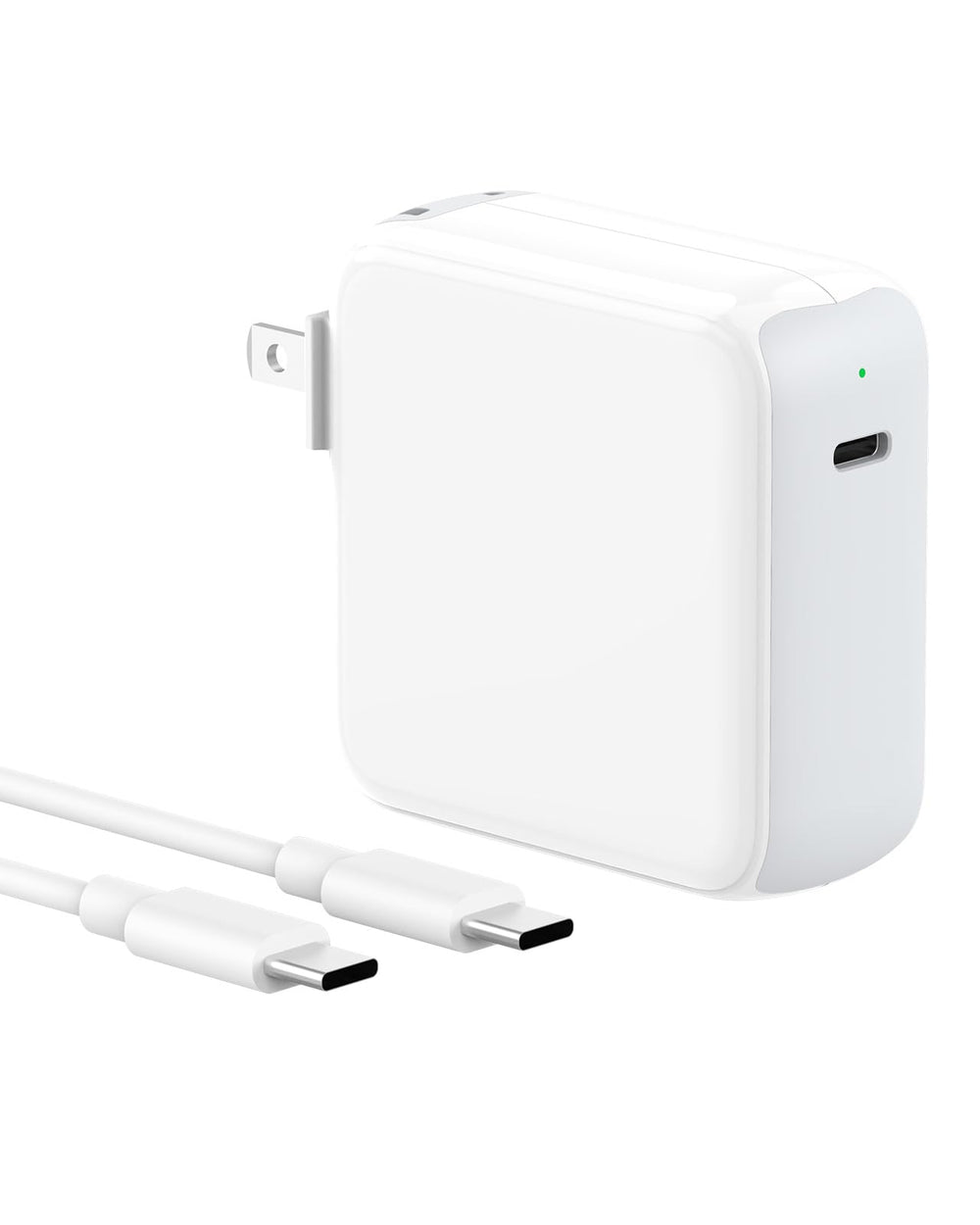 IFEART adaptador frontal mostrando puerto USB-C y diseño compacto, carga segura