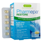 Igennus Restore bottle front view showing product name and benefits