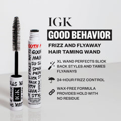 IGK gel textura ligera vista en primer plano que nutre y controla frizz