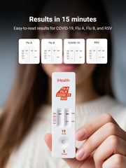 iHealth contenido del kit con pruebas y accesorios listos para usar y conveniencia