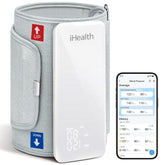 iHealth Neo vista frontal con pantalla grande y lectura clara para control fácil