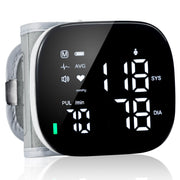 iHome monitor de muñeca frontal mostrando pantalla grande y clara