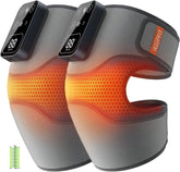 IKEEPFIT front view of both knee massagers showing full coverage benefit