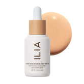 ILIA front bottle view showing sleek packaging and easy dispensing benefit