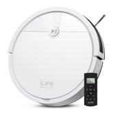 ILIFE V2 vista frontal mostrando diseño ultradelgado y eficiencia