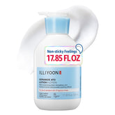 Illiyoon front packaging 528ml showing large pump and label, convenient refill size