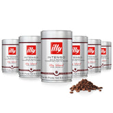 illy can front view showing bold roast labeling and easy storage benefit