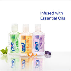 Purell Hand Sanitizer Gel Travel Pack 12 x 1 fl oz — Variety (Mandarin, Lavender, Mint), quick-dry & skin-conditioning