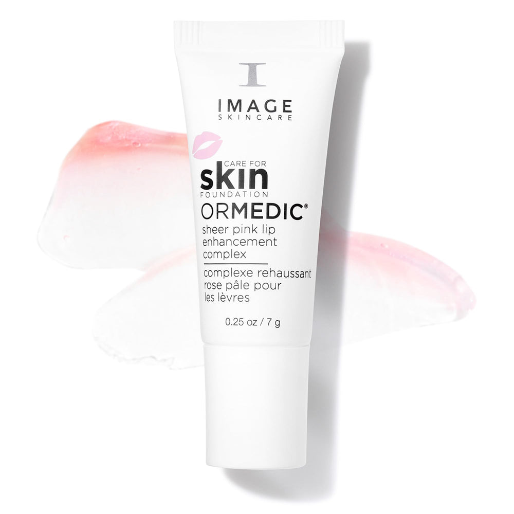 IMAGE Skincare envase frontal del ORMEDIC lip enhancement, aspecto profesional y compacto