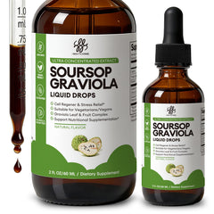 iMATCHME frasco frontal de soursop graviola, formato compacto y práctico