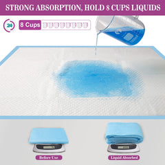 IMMCUTE primer plano del núcleo gel mostrando rápida absorción
