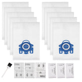 Improvedhand front packaging showing 10 AirClean bags and included filters for convenience