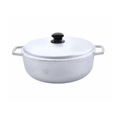 IMUSA caldero front view showing roomy 7.5 qt capacity and durable finish