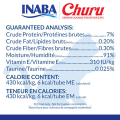 INABA Churu porción en plato como topper húmedo y apetitoso