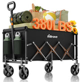 InBrave wagon front view packed showing spacious load and easy transport