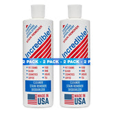 INCREDIBLE! front label view showing product and clear use instructions