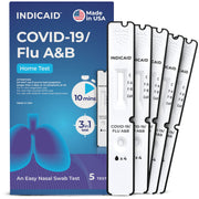 INDICAID front packaging showing product name and 5-test pack benefit