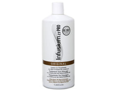 Infusium envase frontal 33.8 oz mostrando etiqueta y tamaño práctico