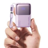 INIU compact front view showing small charger and easy portability