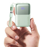 INIU Ultra Mini front view showing sleek compact design and portability benefit