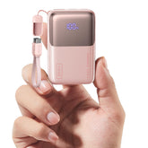 INIU ultra mini front view showing compact charger and fast charging benefit
