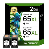inkalfa front packaging of 65XL combo showing contents and compatibility benefits