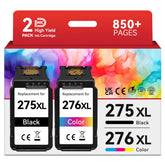 InkID frontal del pack mostrando PG-275XL y CL-276XL, ahorro inmediato