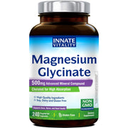 Innate Vitality bottle front showing label and count for clear identification and trust