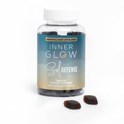 Inner Glow front bottle showing branding and gummy count for easy identification and trust
