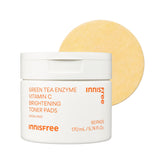 innisfree envase frontal mostrando 60 pads listo para brillo diario