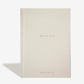 INSIDE THEN OUT front hardcover showing elegant beige cover and gold details for gifting