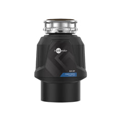 InSinkErator front view showing compact black disposer and easy access benefit