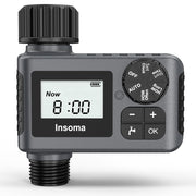 Insoma vista frontal del temporizador con control intuitivo y ahorro de agua